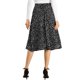 thumbnail image 3 of INSPIRE CHIC Falda Midi Línea A para Mujer Regreso a Clases Estampado Floral Chiffón Vintage Verano Faldas Negras XS, 3 of 7
