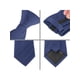 thumbnail image 3 of Corbata Ajustable con Cremallera para Hombre INSPIRE CHIC para Casual Formal Azul Marino -2 18.9" × 3.2", 3 of 4