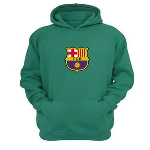 Genérico - Polerón Canguro Barcelona Verde Aguamarina Talla Xl Unisex