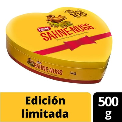 Chocolate De Leche Con Almendras Forma De Corazón 500 G Sahne Nuss