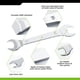 thumbnail image 3 of Juego De Llaves Superthin Open End 8 Piezas Métricas, 3 of 7