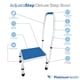 thumbnail image 3 of Taburete o reposapiés AdjustaStep Deluxe con asa, color blanco/azul, 3 of 9