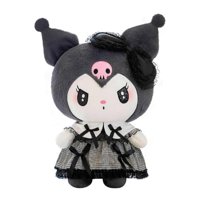 Total Click - Juguete Peluche Kuromi Sanrio 25Cm Negro Infantil