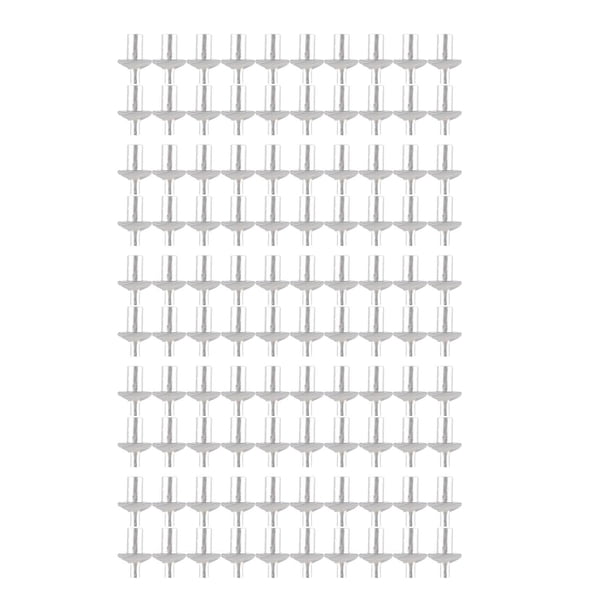 100 Uds tornillos de expansión roscados sujetadores accesorios para muebles prácticos remaches de accionamiento de martillo para decoración de edifici 5mm x 11mm