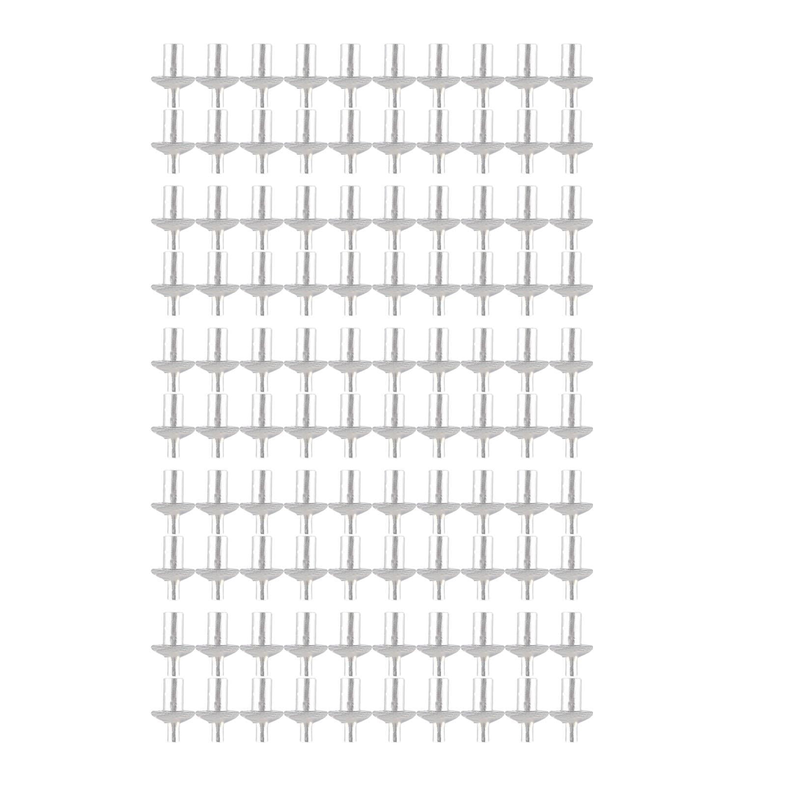 Magideal - 100 Uds Tornillos De Expansión Roscados Sujetadores Accesorios Para Muebles Prácticos Remaches De Accionamiento De Martillo Para Decoración De Edifici 5mm X 11mm