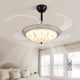 thumbnail image 1 of Ventilador de techo APBEAMLighting 100 cm blanco con control remoto LED, 1 of 9