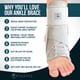 thumbnail image 2 of Tobillera Z ATHLETICS con cordones ajustables para mujeres y hombres, 2 of 5