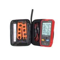 Magideal - Probador De Paneles Solares De 800 W, Multímetro Fotovoltaico, Pantalla Grande De 5,6 X 3 X 0,8 Pulgadas, Multifuncional, Portátil Con Cable De 12