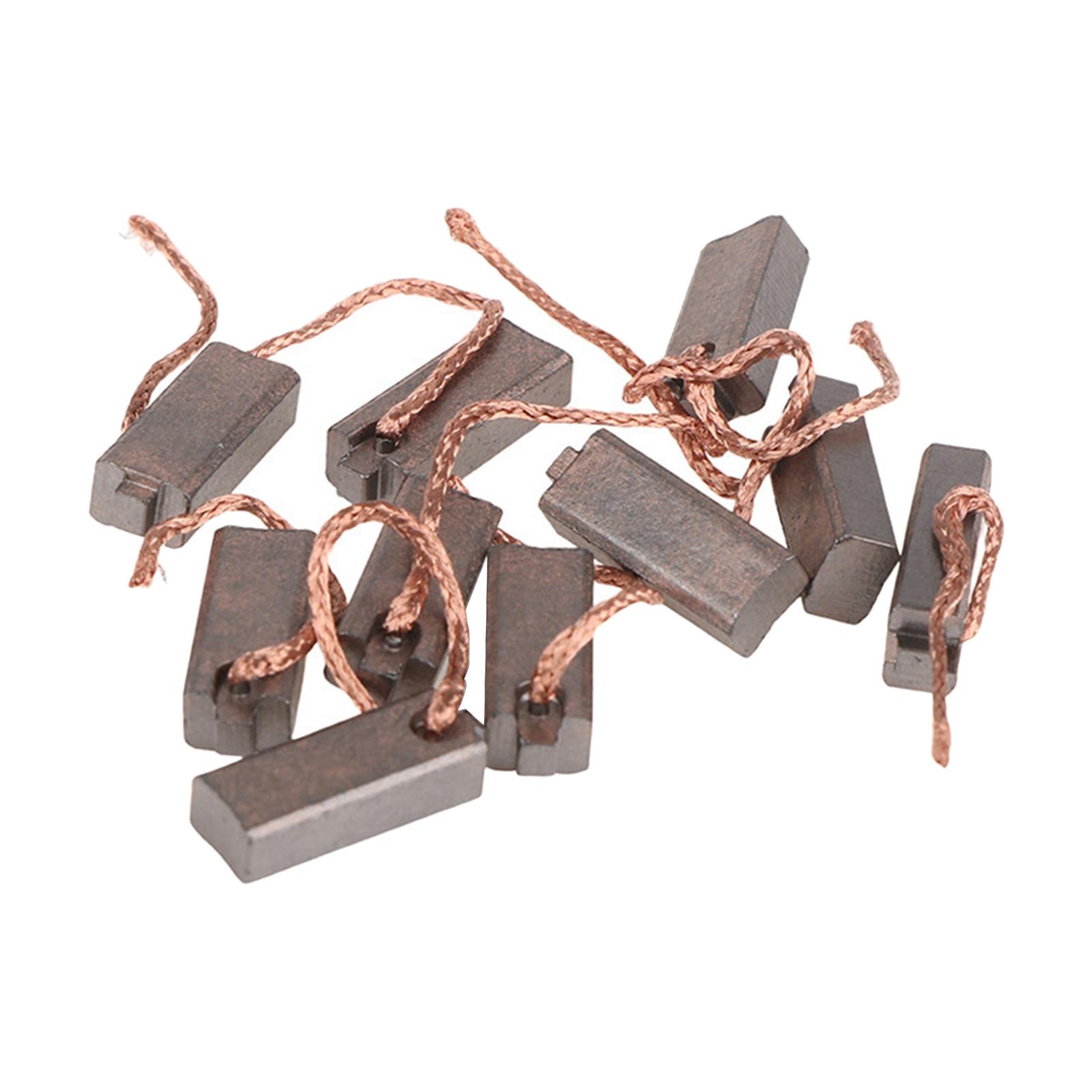 Ioensy - Regulador De Cepillo De Carbón Para Motor Eléctrico Genérico De 10 Piezas Para Vehículo