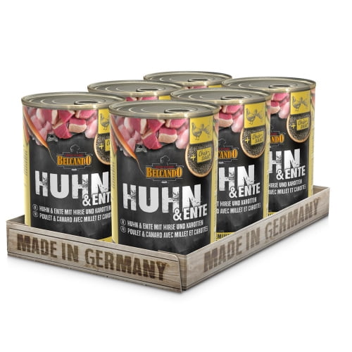 Alimento Belcando Pollo Pato Y Mijo , Pack 6 Latas 400gr