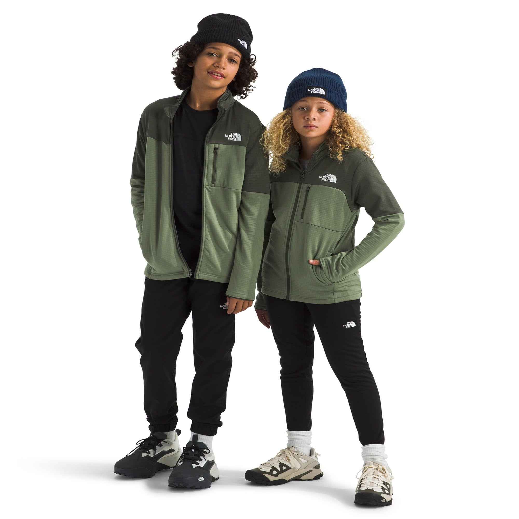 Chaqueta The North Face Teen Hike De Capa Intermedia Con Cremallera Completa, Talla L