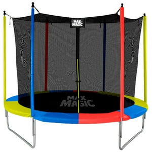 Max Magic - Cama Elástica 244 Cm (8 Ft) Multicolor