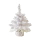 thumbnail image 1 of Adorno De árbol De Navidad Artificial Blanco En Miniatura Para Decorar Fiestas En Casa, 11,81 X 9,84 Pulgadas, 1 of 3