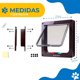 thumbnail image 3 of Puerta Bidireccional De Entrada Y Salida Para Gatos Marrón, 3 of 7
