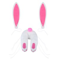 Bothyi - Kit De Corona De Orejas Y Trasero De Conejito De Pascua 1 Juego Creativo Colgante Para Decoración E