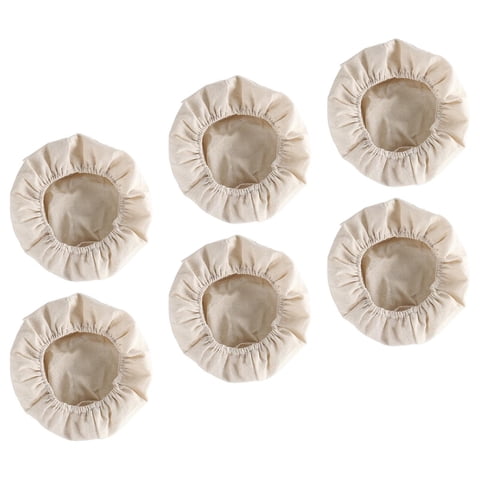 Bothyi - 6 Piezas De Cestas Para Fermentación De Pan, Forro De Tela, Cesta Para Masa De Hornear, Cubierta Para Escritorio S