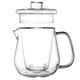 thumbnail image 3 of Tetera De Vidrio Para Estufa, Tetera Floreciente Segura Para Café Con Leche, Hojas Sueltas, 3 of 5