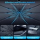 thumbnail image 5 of [Parasole para Parabrisas] Sombrilla de Sombra para Auto FLORICH Mediana, 5 of 9