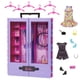 thumbnail image 1 of Armario de almacenamiento Barbie Fashionistas Ultimate con 6 perchas, 1 of 6