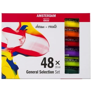 Acrílico Amsterdam Pack 48 Colores 20Ml Selección General