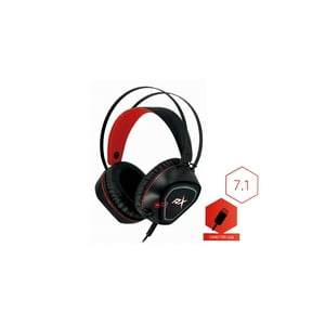 Reptilex - Audífonos Gamer 7.1 Conexión 3,5Mm Y Usb Led Rojo - Ps