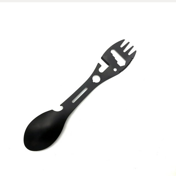 Be Prepared for Anything with our Stainless Steel 10-In-1 Multi-Function Spork - The Ultimate Outdoor Companion for Camping, Hiking, Picnics, Backpacking & Traveling!
