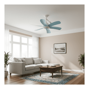 Genérico - Ventilador Techo 5 Aspas Colgante Velocidad 25W Fácil De Instalar