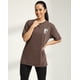 thumbnail image 3 of Polera Mujer Oversize Manga Corta Pre Lavado, 3 of 4
