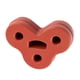 thumbnail image 1 of Soporte De Montaje De Goma Del Silenciador Trasero Para Jaguar XF X250 2008-2018 Rojo, 1 of 3