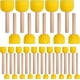thumbnail image 1 of Juego de 30 pinceles redondos de esponja para pintar, esponjas para pintura acrílica, herramientas de pintura para manualidades infantiles (4 tamaños), 1 of 7