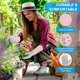 thumbnail image 3 of Guantes de jardinería para mujeres Uxcell a prueba de espinas, guantes de jardín de cuero extra largos medianos para podar rosas, verde, 3 of 5