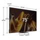 thumbnail image 2 of Televisor Hisense 75U8N 75" Mini-LED Pro ULED 4K Google TV - Caja Reciclada, 2 of 6