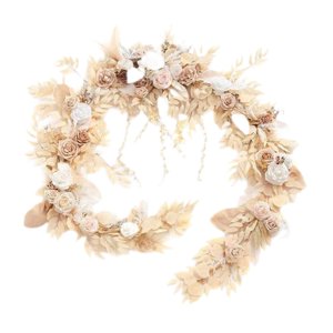 Bothyi - Guirnalda De Flores Artificiales Decorativas De Rosas Falsas Para Sala De Recepción De Fiestas