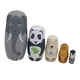 thumbnail image 5 of 5 Unids/set Lindo Elefante Panda Animal Madera Rusa Matryoshka Mu?ecas Anidadas, 5 of 5