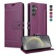 thumbnail image 1 of Premium Wallet Case for Samsung Galaxy S25 Plus with Card Slots & Kickstand, Flip Cover Purple, 1 of 6