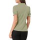 thumbnail image 3 of INSPIRE CHIC Blusas de Mujer de Color Sólido con Lazo en el Cuello, Mangas Cortas, para Regreso a Clases y Trabajo, Verde Matcha Talla S, 3 of 5