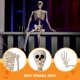 thumbnail image 5 of Decoración de esqueleto de Halloween JOYIN 91 cm, set posable de 2 piezas, 5 of 8