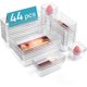 thumbnail image 1 of Vtopmart 44 piezas: set de organizadores transparentes para cajones, 1 of 3