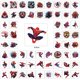 thumbnail image 2 of Tatuajes temporales standhustle 60 unidades impermeables para niños, 2 of 6