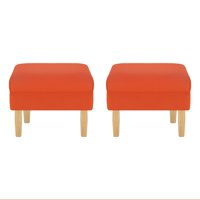 Bodevir - Set Pouf Sky 1C Felpa 05 Naranjo