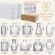 thumbnail image 2 of Set de 30 jarrones Arme de cristal, diseño vintage, 30 ml, para flores, 2 of 6