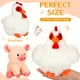 thumbnail image 2 of Juego de animales de granja de peluche Skylety de 10 pulgadas para niños, paquete de 5, 2 of 3