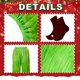 thumbnail image 5 of Disfraz de Halloween dgdgcool de Papá Noel para hombre con 8 piezas, 5 of 7