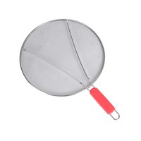 Magideal - Protector De Salpicaduras De Malla Fina, Protector De Grasa Multiuso, Herramientas De Cocina, Cubierta Contra Salpicaduras De Red De Aceite, Protector 33Cm