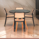 thumbnail image 2 of Comedor Eames 80cm redonda Negra + 4 Sillas de Comedor Enrejada, 2 of 8