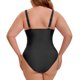thumbnail image 5 of Agnes Orinda Traje de Baño de Una Pieza para Mujer Tallas Grandes Control de Abdomen con Aro en V y Corte Push Up para Fiesta en la Playa 2X Negro, 5 of 9