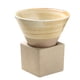 thumbnail image 1 of Taza de café de cerámica gruesa con base, taza de porcelana con forma de cono triangular creativa de 200ml, taza de té de cerámica para café té latte yogur batido (beige), 1 of 3