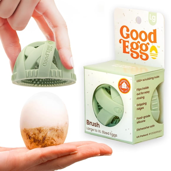 Brocha para huevos GoodEgg, la silicona original para huevos frescos de granja