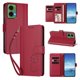 thumbnail image 2 of Funda Cartera Trébol para Motorola Moto G35 5G con Ranuras Tarjetas y Carga Inalámbrica Rojo, 2 of 6