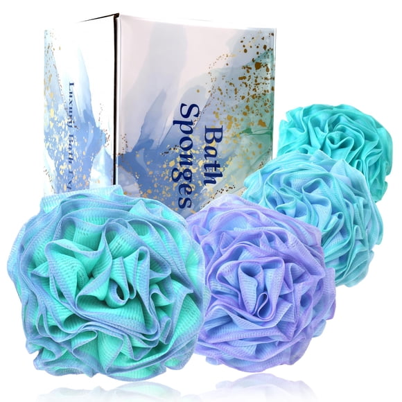 Lufa Manditae - Set de 4 piezas exfoliante corporal
